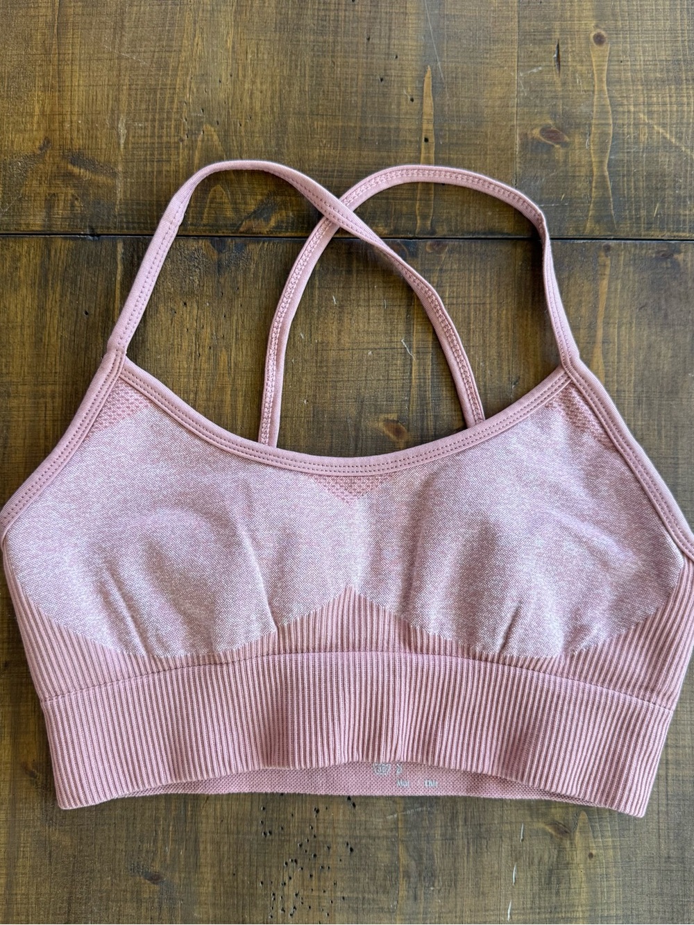 Women’s Pink Seamless Sports Bra